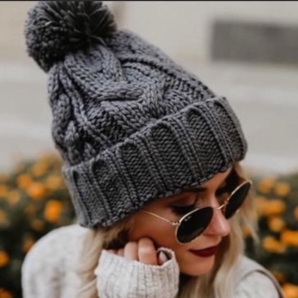 Mountain Bunny Pom Beanie - Picture 2 of 6